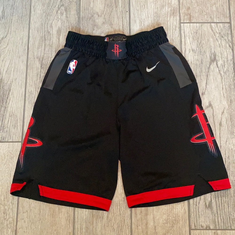 NIKE HOUSTON ROCKETS player issue GAME SHORTS 30